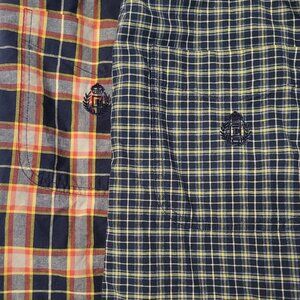 Chaps Mens LS Shirts LOT of 2 Size LARGE EUC